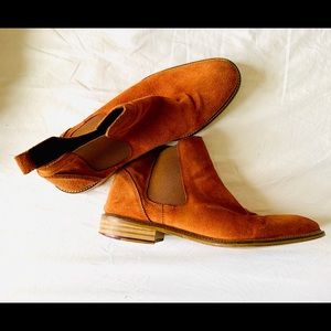 Leather & sued mens boots